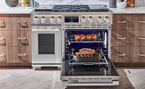 Dual fuel range with sous vide